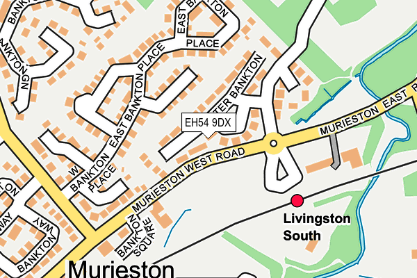 EH54 9DX map - OS OpenMap – Local (Ordnance Survey) EH54 9DX map - OS OpenMap – Local (Ordnance Survey)