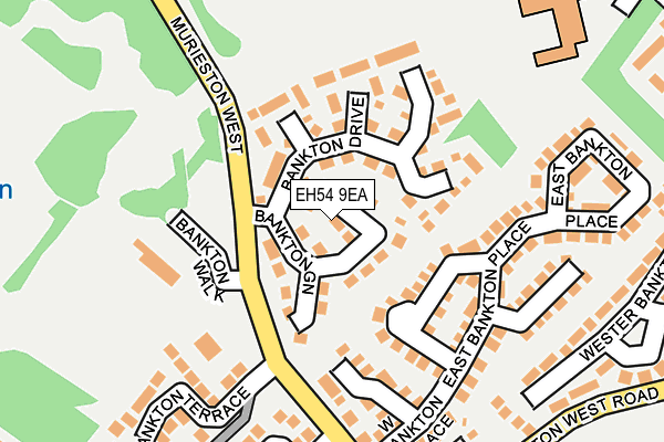 EH54 9EA map - OS OpenMap – Local (Ordnance Survey) EH54 9EA map - OS OpenMap – Local (Ordnance Survey)
