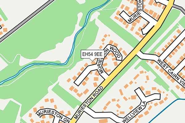 EH54 9EE map - OS OpenMap – Local (Ordnance Survey) EH54 9EE map - OS OpenMap – Local (Ordnance Survey)