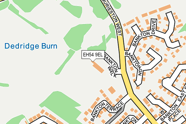 EH54 9EL map - OS OpenMap – Local (Ordnance Survey) EH54 9EL map - OS OpenMap – Local (Ordnance Survey)