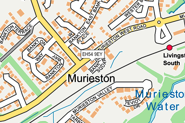 EH54 9EY map - OS OpenMap – Local (Ordnance Survey) EH54 9EY map - OS OpenMap – Local (Ordnance Survey)