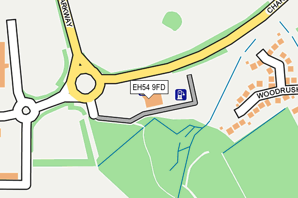 EH54 9FD map - OS OpenMap – Local (Ordnance Survey) EH54 9FD map - OS OpenMap – Local (Ordnance Survey)