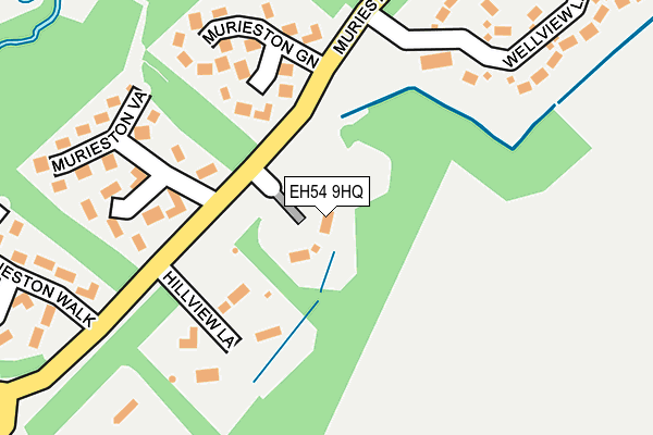 EH54 9HQ map - OS OpenMap – Local (Ordnance Survey) EH54 9HQ map - OS OpenMap – Local (Ordnance Survey)