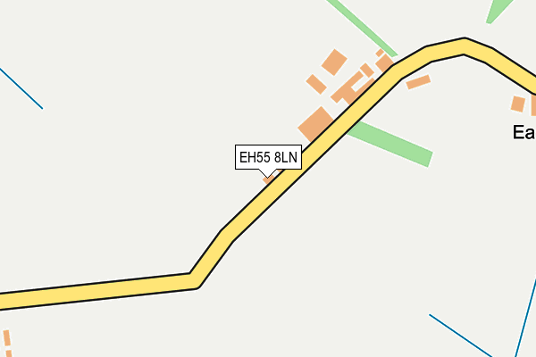 EH55 8LN map - OS OpenMap – Local (Ordnance Survey)