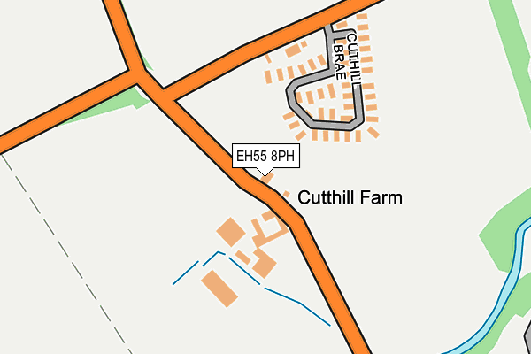 EH55 8PH map - OS OpenMap – Local (Ordnance Survey)
