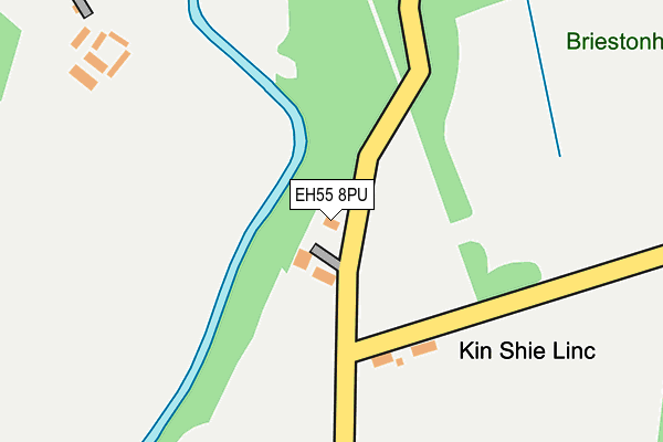 EH55 8PU map - OS OpenMap – Local (Ordnance Survey)