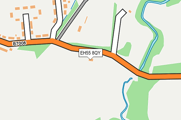 EH55 8QY map - OS OpenMap – Local (Ordnance Survey)