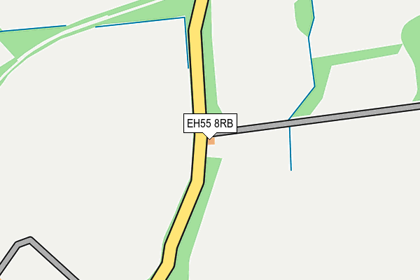 EH55 8RB map - OS OpenMap – Local (Ordnance Survey) EH55 8RB map - OS OpenMap – Local (Ordnance Survey)