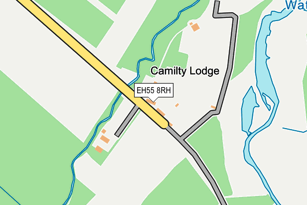 EH55 8RH map - OS OpenMap – Local (Ordnance Survey) EH55 8RH map - OS OpenMap – Local (Ordnance Survey)
