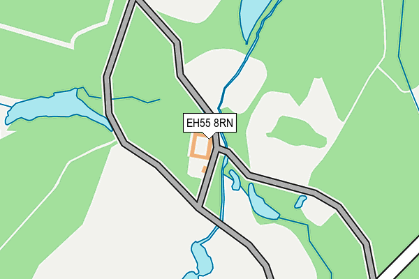 EH55 8RN map - OS OpenMap – Local (Ordnance Survey)
