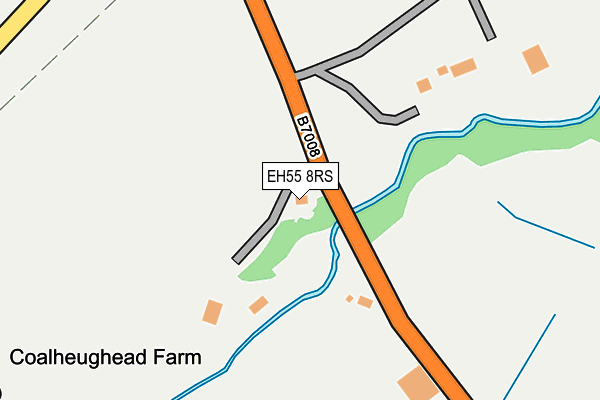 EH55 8RS map - OS OpenMap – Local (Ordnance Survey) EH55 8RS map - OS OpenMap – Local (Ordnance Survey)