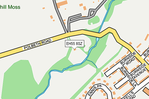 EH55 8SZ map - OS OpenMap – Local (Ordnance Survey) EH55 8SZ map - OS OpenMap – Local (Ordnance Survey)