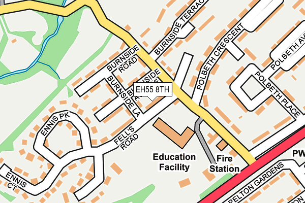 EH55 8TH map - OS OpenMap – Local (Ordnance Survey) EH55 8TH map - OS OpenMap – Local (Ordnance Survey)