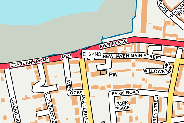 EH6 4NQ map - OS OpenMap – Local (Ordnance Survey)