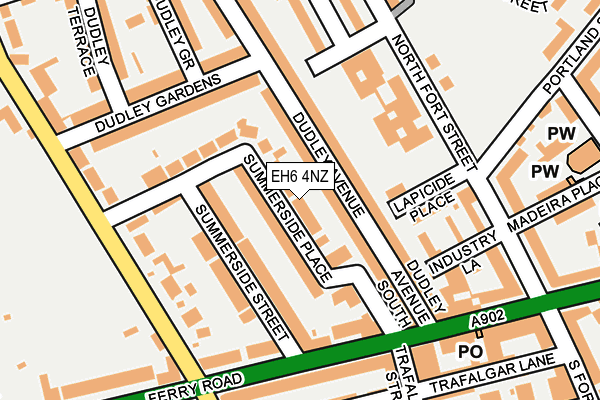 EH6 4NZ map - OS OpenMap – Local (Ordnance Survey)