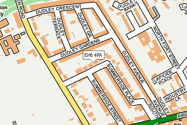 EH6 4PA map - OS OpenMap – Local (Ordnance Survey)