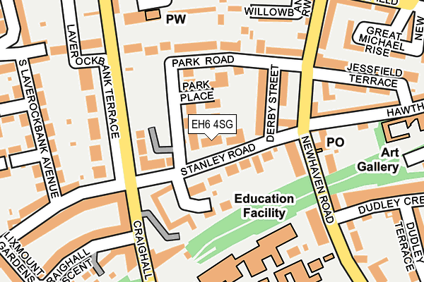 EH6 4SG map - OS OpenMap – Local (Ordnance Survey) EH6 4SG map - OS OpenMap – Local (Ordnance Survey)