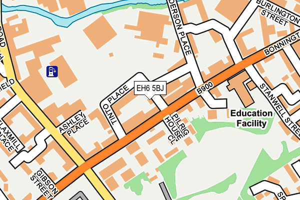 EH6 5BJ map - OS OpenMap – Local (Ordnance Survey) EH6 5BJ map - OS OpenMap – Local (Ordnance Survey)