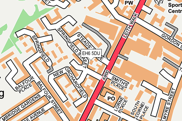 EH6 5DU map - OS OpenMap – Local (Ordnance Survey) EH6 5DU map - OS OpenMap – Local (Ordnance Survey)