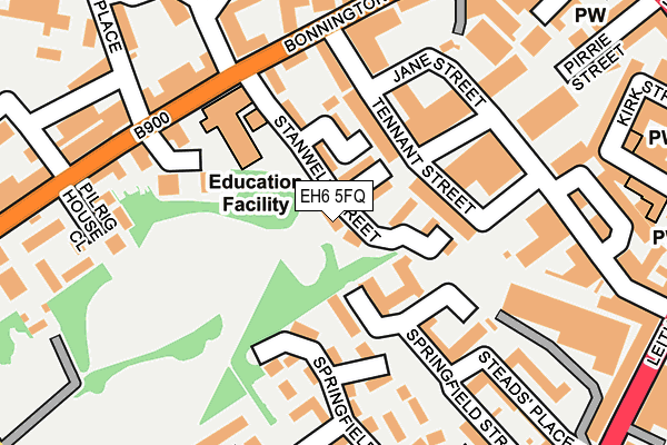 EH6 5FQ map - OS OpenMap – Local (Ordnance Survey) EH6 5FQ map - OS OpenMap – Local (Ordnance Survey)
