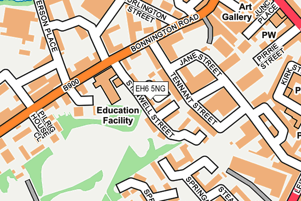 EH6 5NG map - OS OpenMap – Local (Ordnance Survey) EH6 5NG map - OS OpenMap – Local (Ordnance Survey)