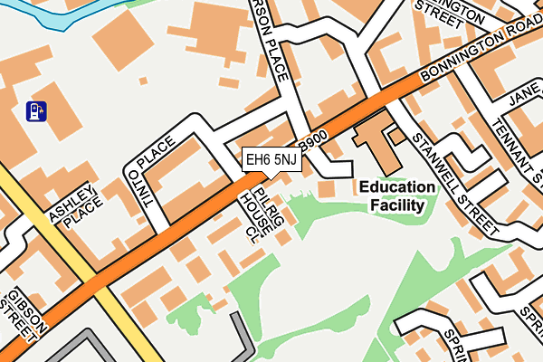 EH6 5NJ map - OS OpenMap – Local (Ordnance Survey) EH6 5NJ map - OS OpenMap – Local (Ordnance Survey)