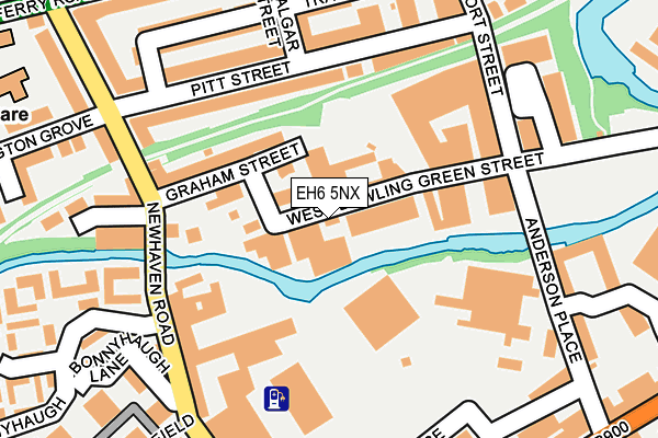 EH6 5NX map - OS OpenMap – Local (Ordnance Survey) EH6 5NX map - OS OpenMap – Local (Ordnance Survey)