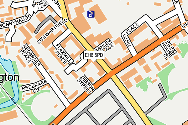 EH6 5PD map - OS OpenMap – Local (Ordnance Survey) EH6 5PD map - OS OpenMap – Local (Ordnance Survey)