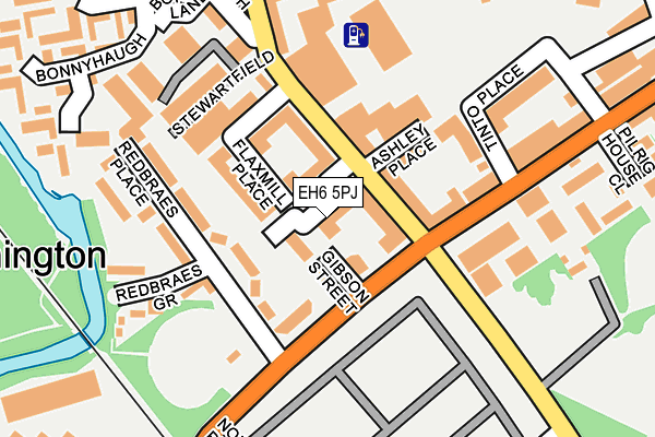 EH6 5PJ map - OS OpenMap – Local (Ordnance Survey) EH6 5PJ map - OS OpenMap – Local (Ordnance Survey)