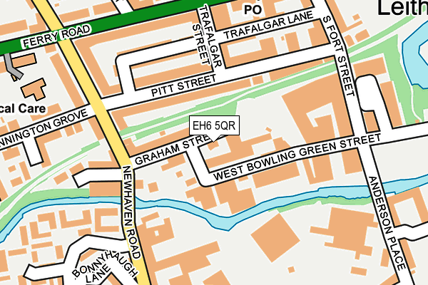 EH6 5QR map - OS OpenMap – Local (Ordnance Survey) EH6 5QR map - OS OpenMap – Local (Ordnance Survey)