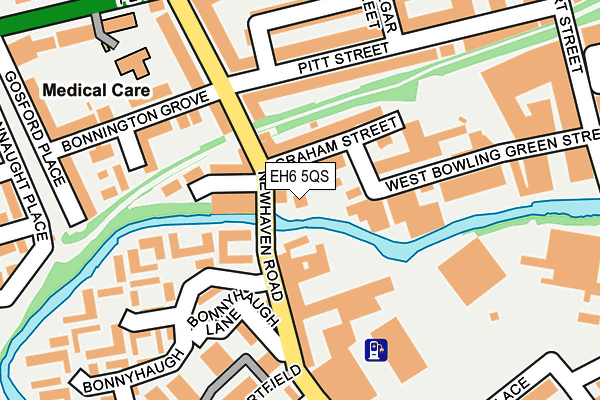 EH6 5QS map - OS OpenMap – Local (Ordnance Survey) EH6 5QS map - OS OpenMap – Local (Ordnance Survey)
