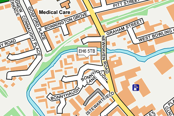 EH6 5TB map - OS OpenMap – Local (Ordnance Survey) EH6 5TB map - OS OpenMap – Local (Ordnance Survey)