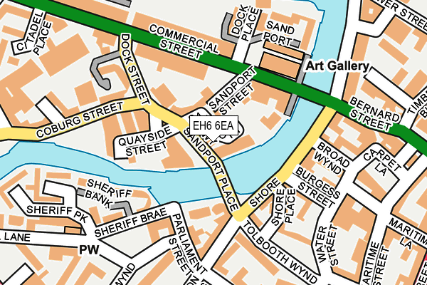 EH6 6EA map - OS OpenMap – Local (Ordnance Survey) EH6 6EA map - OS OpenMap – Local (Ordnance Survey)