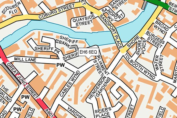 EH6 6EQ map - OS OpenMap – Local (Ordnance Survey) EH6 6EQ map - OS OpenMap – Local (Ordnance Survey)