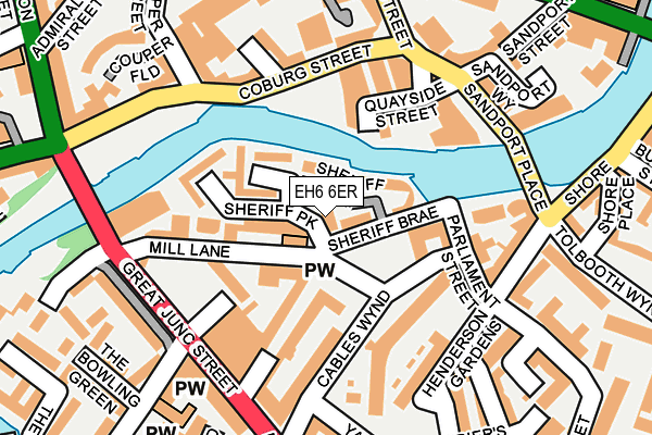 EH6 6ER map - OS OpenMap – Local (Ordnance Survey) EH6 6ER map - OS OpenMap – Local (Ordnance Survey)