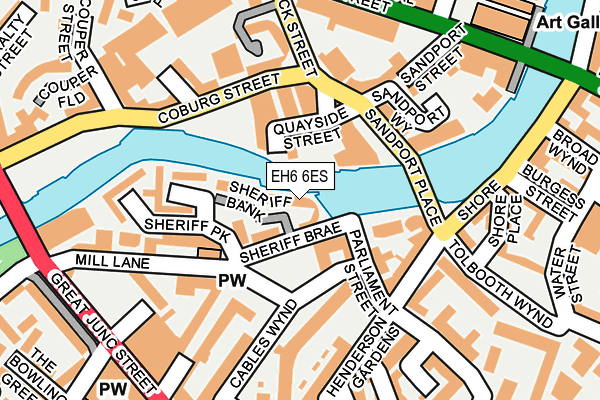EH6 6ES map - OS OpenMap – Local (Ordnance Survey) EH6 6ES map - OS OpenMap – Local (Ordnance Survey)