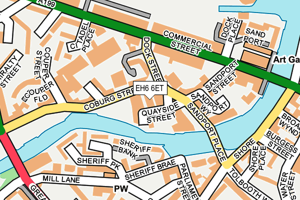 EH6 6ET map - OS OpenMap – Local (Ordnance Survey) EH6 6ET map - OS OpenMap – Local (Ordnance Survey)