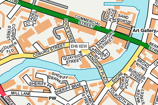 EH6 6EW map - OS OpenMap – Local (Ordnance Survey) EH6 6EW map - OS OpenMap – Local (Ordnance Survey)