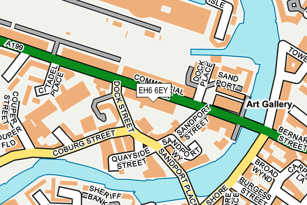 EH6 6EY map - OS OpenMap – Local (Ordnance Survey) EH6 6EY map - OS OpenMap – Local (Ordnance Survey)