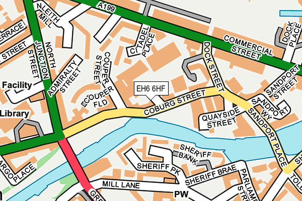 EH6 6HF map - OS OpenMap – Local (Ordnance Survey) EH6 6HF map - OS OpenMap – Local (Ordnance Survey)
