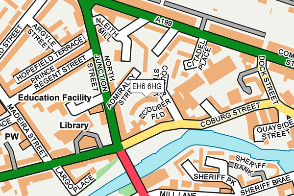 EH6 6HG map - OS OpenMap – Local (Ordnance Survey) EH6 6HG map - OS OpenMap – Local (Ordnance Survey)