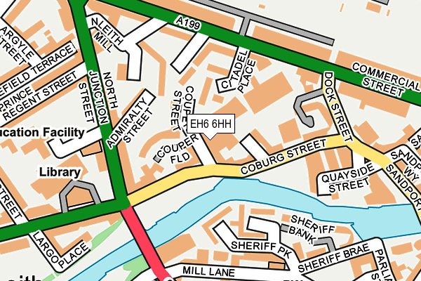 EH6 6HH map - OS OpenMap – Local (Ordnance Survey) EH6 6HH map - OS OpenMap – Local (Ordnance Survey)