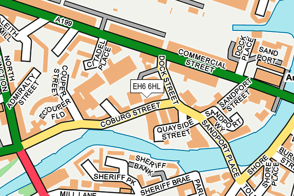 EH6 6HL map - OS OpenMap – Local (Ordnance Survey) EH6 6HL map - OS OpenMap – Local (Ordnance Survey)