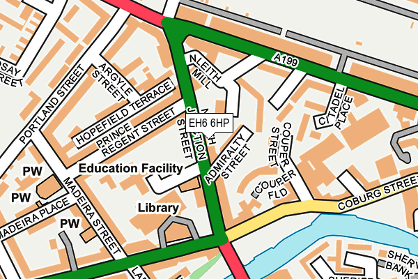 EH6 6HP map - OS OpenMap – Local (Ordnance Survey) EH6 6HP map - OS OpenMap – Local (Ordnance Survey)