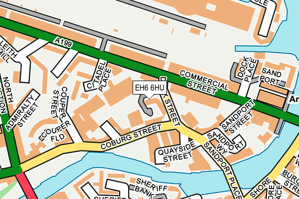 EH6 6HU map - OS OpenMap – Local (Ordnance Survey) EH6 6HU map - OS OpenMap – Local (Ordnance Survey)
