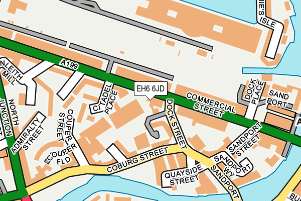 EH6 6JD map - OS OpenMap – Local (Ordnance Survey) EH6 6JD map - OS OpenMap – Local (Ordnance Survey)