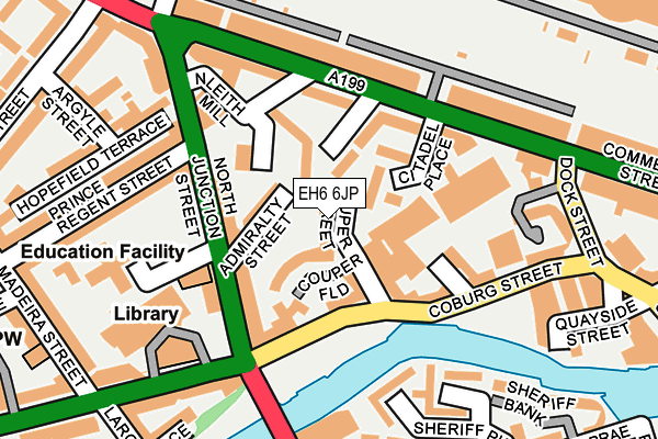 EH6 6JP map - OS OpenMap – Local (Ordnance Survey) EH6 6JP map - OS OpenMap – Local (Ordnance Survey)