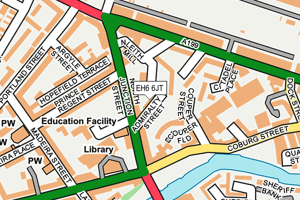 EH6 6JT map - OS OpenMap – Local (Ordnance Survey) EH6 6JT map - OS OpenMap – Local (Ordnance Survey)