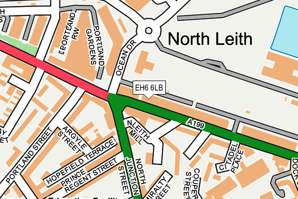 EH6 6LB map - OS OpenMap – Local (Ordnance Survey) EH6 6LB map - OS OpenMap – Local (Ordnance Survey)