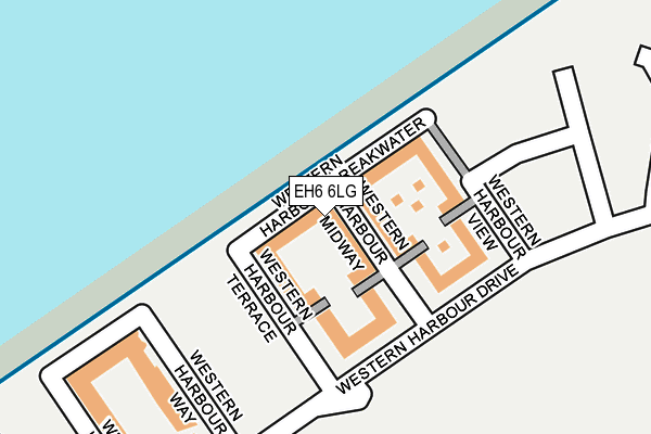 EH6 6LG map - OS OpenMap – Local (Ordnance Survey) EH6 6LG map - OS OpenMap – Local (Ordnance Survey)